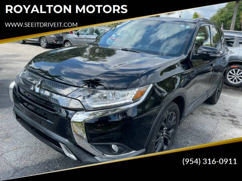 2019 Mitsubishi Outlander for sale at ROYALTON MOTORS in Plantation FL