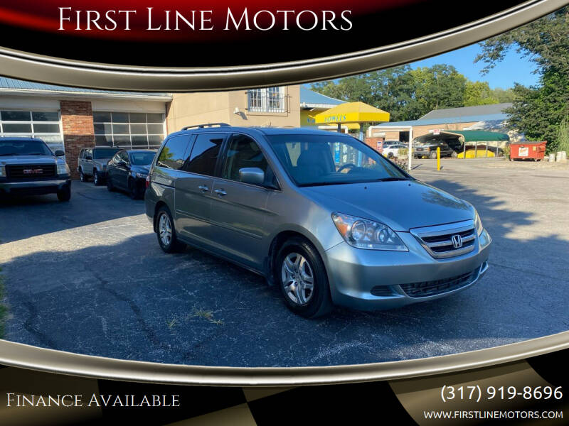 2007 Honda Odyssey for sale at First Line Motors in Brownsburg IN
