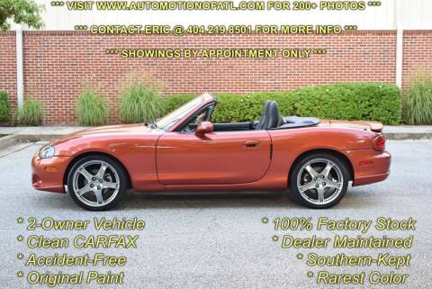 2005 Mazda MAZDASPEED MX-5 for sale at Automotion Of Atlanta in Conyers GA