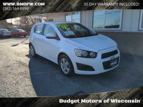 2012 Chevrolet Sonic for sale at Budget Motors of Wisconsin in Racine WI