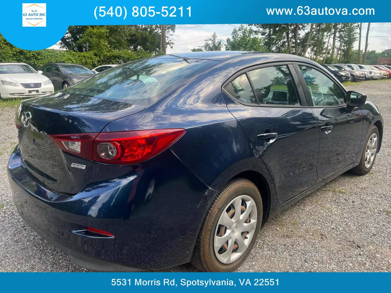 2015 Mazda Mazda3 for sale at 63 Auto Inc in Spotsylvania, VA