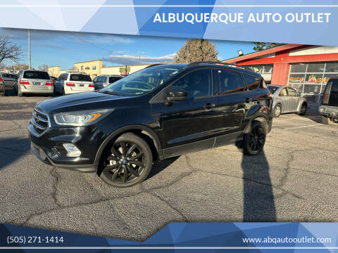 2017 Ford Escape for sale at ALBUQUERQUE AUTO OUTLET in Albuquerque NM