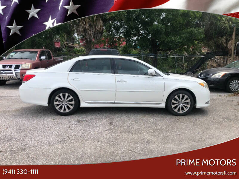 2011 Toyota Avalon for sale at Prime Motors in Sarasota FL