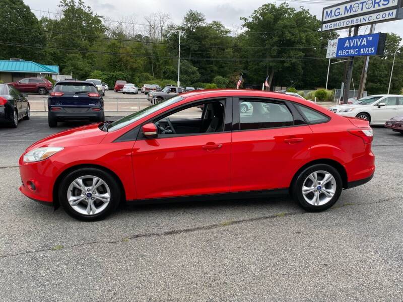 2013 Ford Focus for sale at M G Motors in Johnston RI