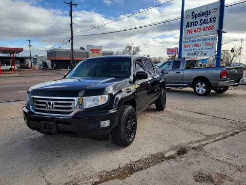 2013 Honda Ridgeline for sale at Springs Auto Sales in Colorado Springs CO