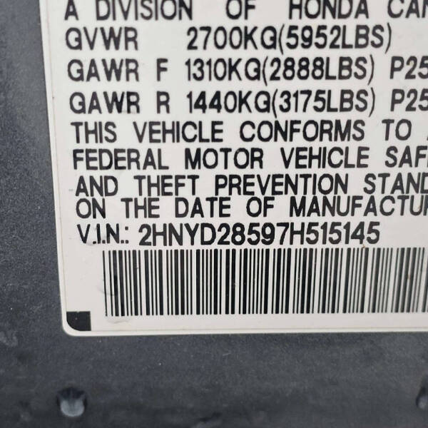 2007 Acura MDX SH-AWD w/Sport