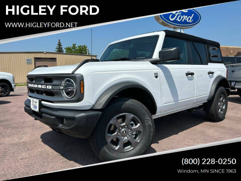 2023 Ford Bronco for sale at HIGLEY FORD in Windom MN
