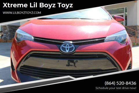 2018 Toyota Corolla for sale at Xtreme Lil Boyz Toyz in Greenville SC