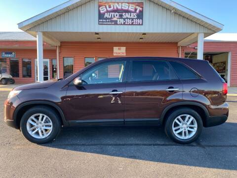 2014 Kia Sorento for sale at Sunset Auto Sales in Paragould AR
