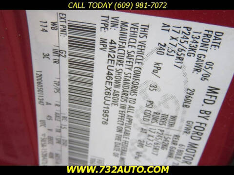 2006 Mercury Mountaineer Convenience