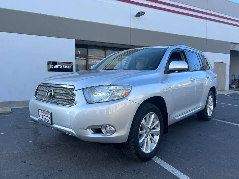 2010 Toyota Highlander Hybrid for sale at 3D Auto Sales in Rocklin CA