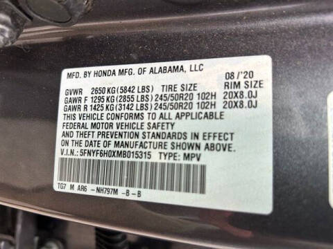 2021 Honda Pilot Elite