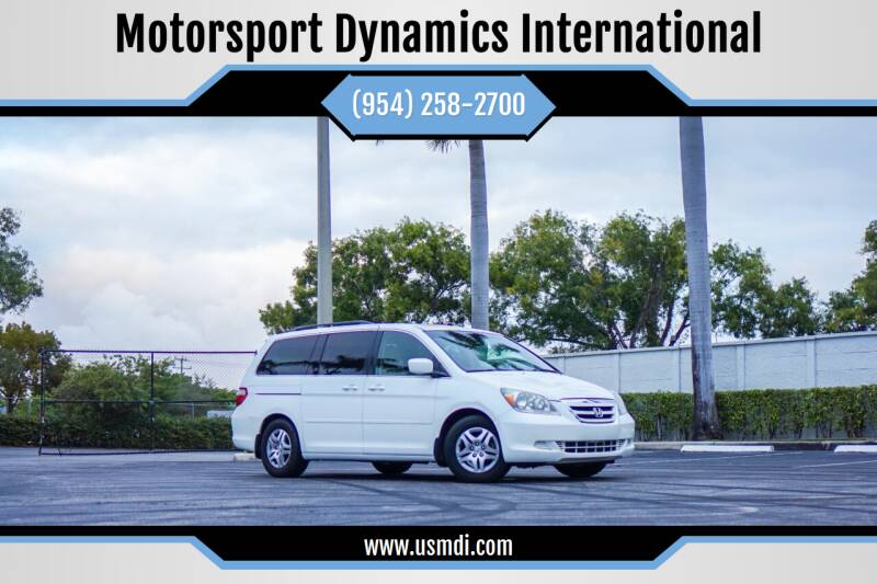 2007 Honda Odyssey for sale at Motorsport Dynamics International in Pompano Beach FL