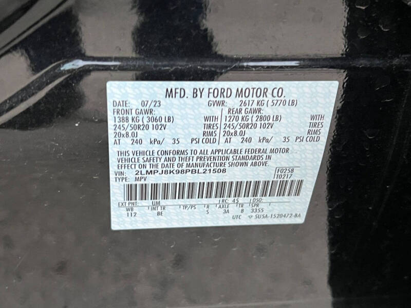 2023 Lincoln Nautilus Reserve