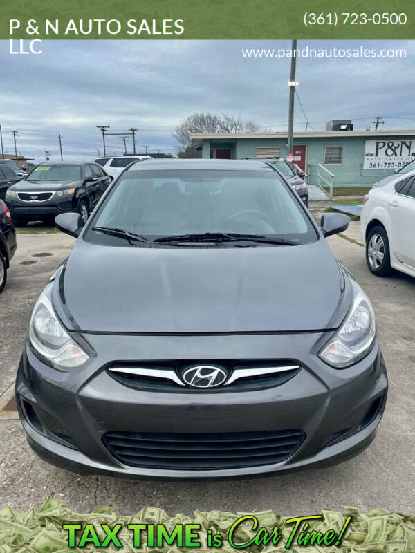 2012 Hyundai Accent for sale at P & N AUTO SALES LLC in Corpus Christi TX