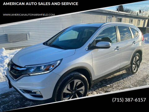 2015 Honda CR-V for sale at AMERICAN AUTO SALES AND SERVICE in Marshfield WI