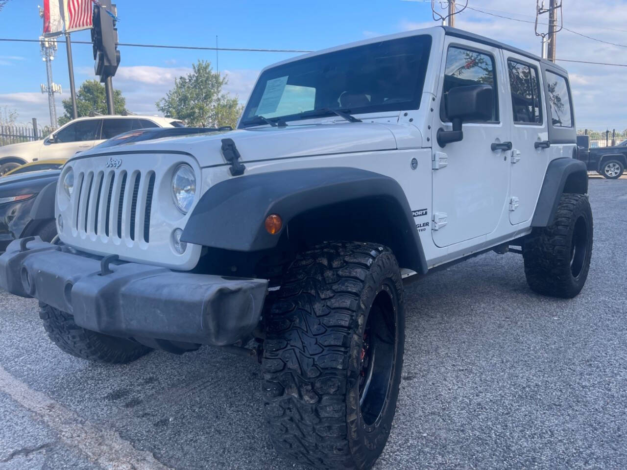 2017 Jeep Wrangler Unlimited for sale at DIAMOND MOTORS INC in Houston, TX