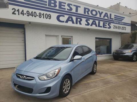 2013 Hyundai Accent for sale at Best Royal Car Sales in Dallas TX