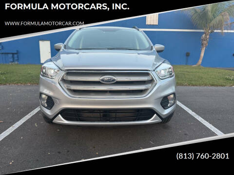 2018 Ford Escape for sale at FORMULA MOTORCARS, INC. in Tampa FL