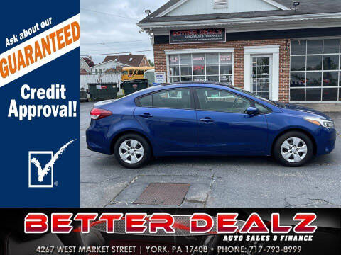 2018 Kia Forte for sale at Better Dealz Auto Sales & Finance in York PA
