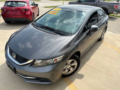 2013 Honda Civic for sale at Raj Motors Sales in Greenville TX