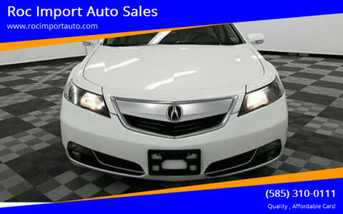 2013 Acura TL for sale at Roc Import Auto Sales in Rochester NY