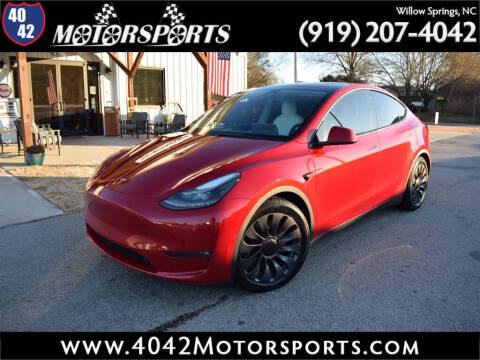 2022 Tesla Model Y for sale at 4042 Motorsports in Willow Spring NC