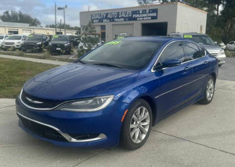 2015 Chrysler 200 for sale at QUALITY AUTO SALES OF FLORIDA in New Port Richey FL