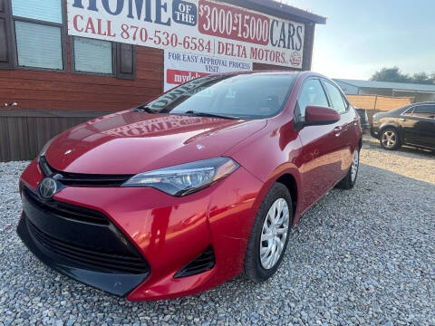 2018 Toyota Corolla for sale at Delta Motors LLC in Bono AR