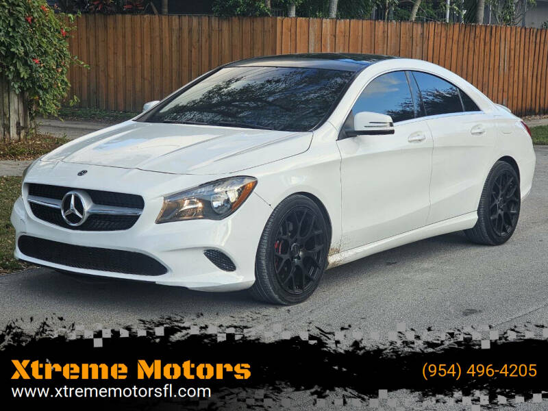 2018 Mercedes-Benz CLA for sale at Xtreme Motors in Hollywood FL