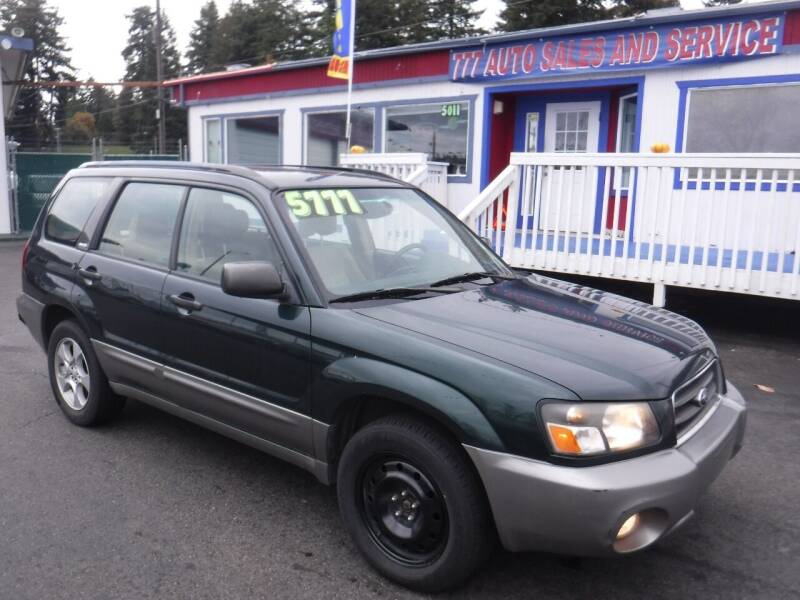 2004 Subaru Forester for sale at 777 Auto Sales and Service in Tacoma WA
