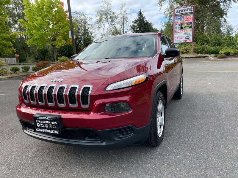 2015 Jeep Cherokee for sale at CAR MASTER PROS AUTO SALES in Lynnwood WA
