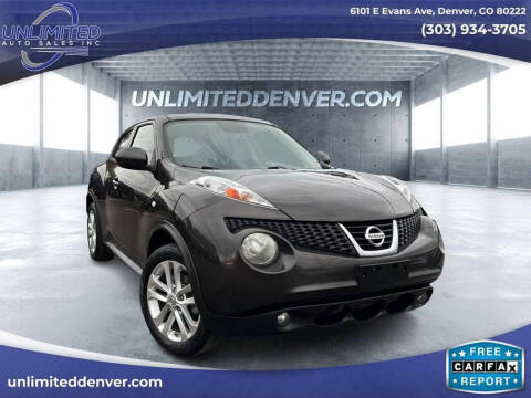 2012 Nissan JUKE for sale at Unlimited Auto Sales in Denver CO