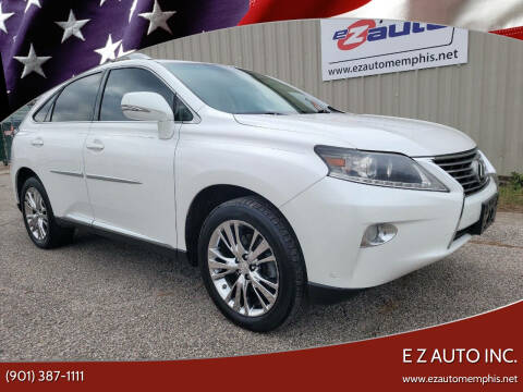 2014 Lexus RX 350 for sale at E Z AUTO INC. in Memphis TN