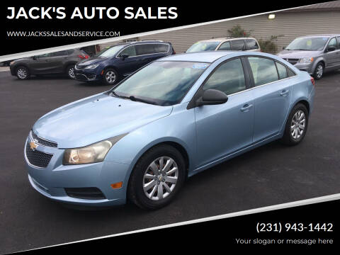 2011 Chevrolet Cruze for sale at JACK'S AUTO SALES in Traverse City MI