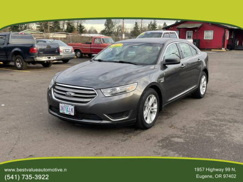 2017 Ford Taurus for sale at Best Value Automotive in Eugene OR