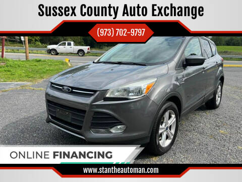 2014 Ford Escape for sale at Sussex County Auto Exchange in Wantage NJ