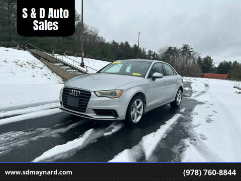 2015 Audi A3 for sale at S & D Auto Sales in Maynard MA