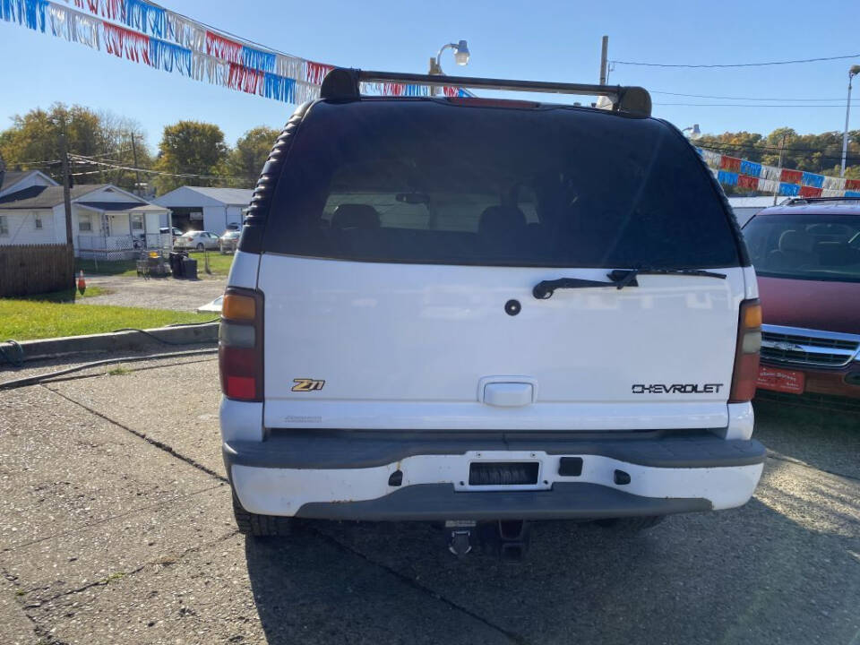 2002 Chevrolet Tahoe for sale at Main Street Auto Sales in Zanesville, OH