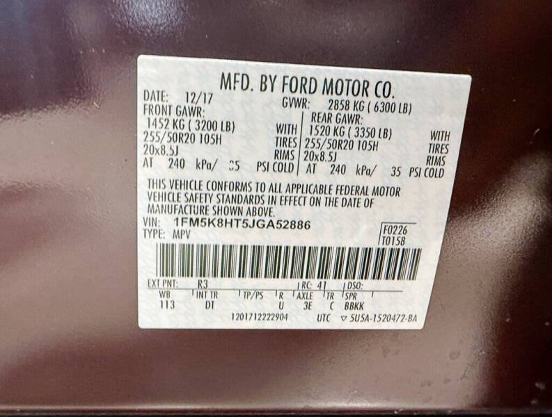 2018 Ford Explorer Platinum