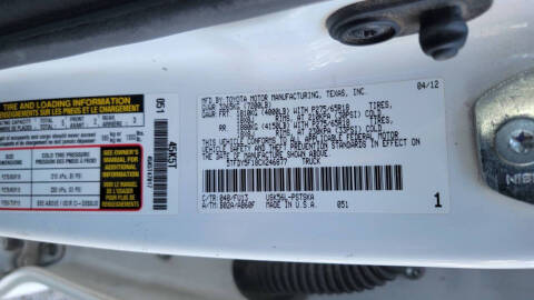 2012 Toyota Tundra Grade