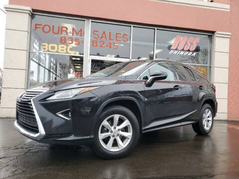 2016 Lexus RX 350 for sale at FOUR M SALES in Buffalo NY