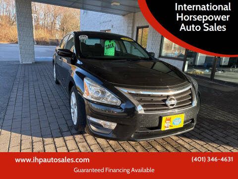 2013 Nissan Altima for sale at International Horsepower Auto Sales in Warwick RI