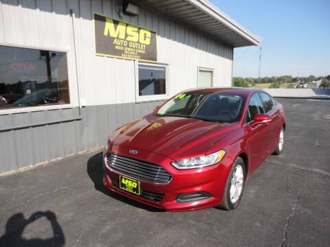 2014 Ford Fusion for sale at Moss Service Center-MSC Auto Outlet in West Union IA