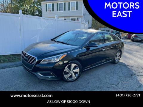 2017 Hyundai Sonata Hybrid for sale at MOTORS EAST in Cumberland RI