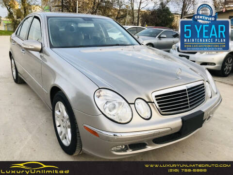 2006 Mercedes-Benz E-Class for sale at LUXURY UNLIMITED AUTO SALES in San Antonio TX