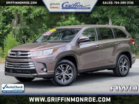 2019 Toyota Highlander for sale at Griffin Buick GMC in Monroe NC