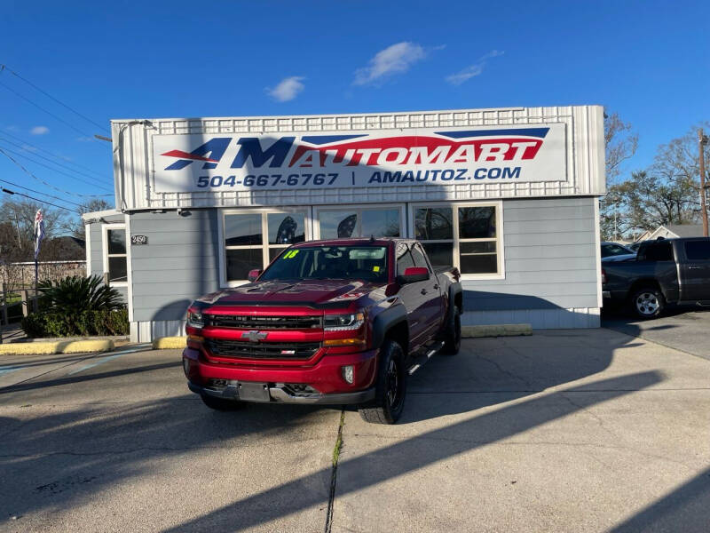 Used 2018 Chevrolet Silverado 1500 LT Z71 with VIN 1GCVKREC8JZ308022 for sale in Kenner, LA