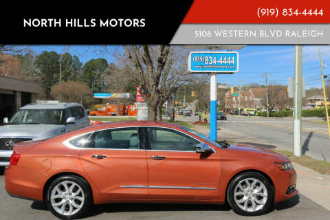 2018 Chevrolet Impala for sale at NORTH HILLS MOTORS in Raleigh NC