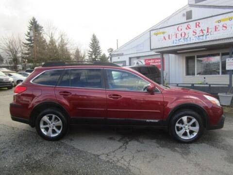 2013 Subaru Outback for sale at G&R Auto Sales in Lynnwood WA